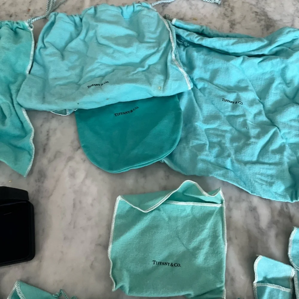 Tiffany & Co. Blue Pouches - Picture 5 of 9